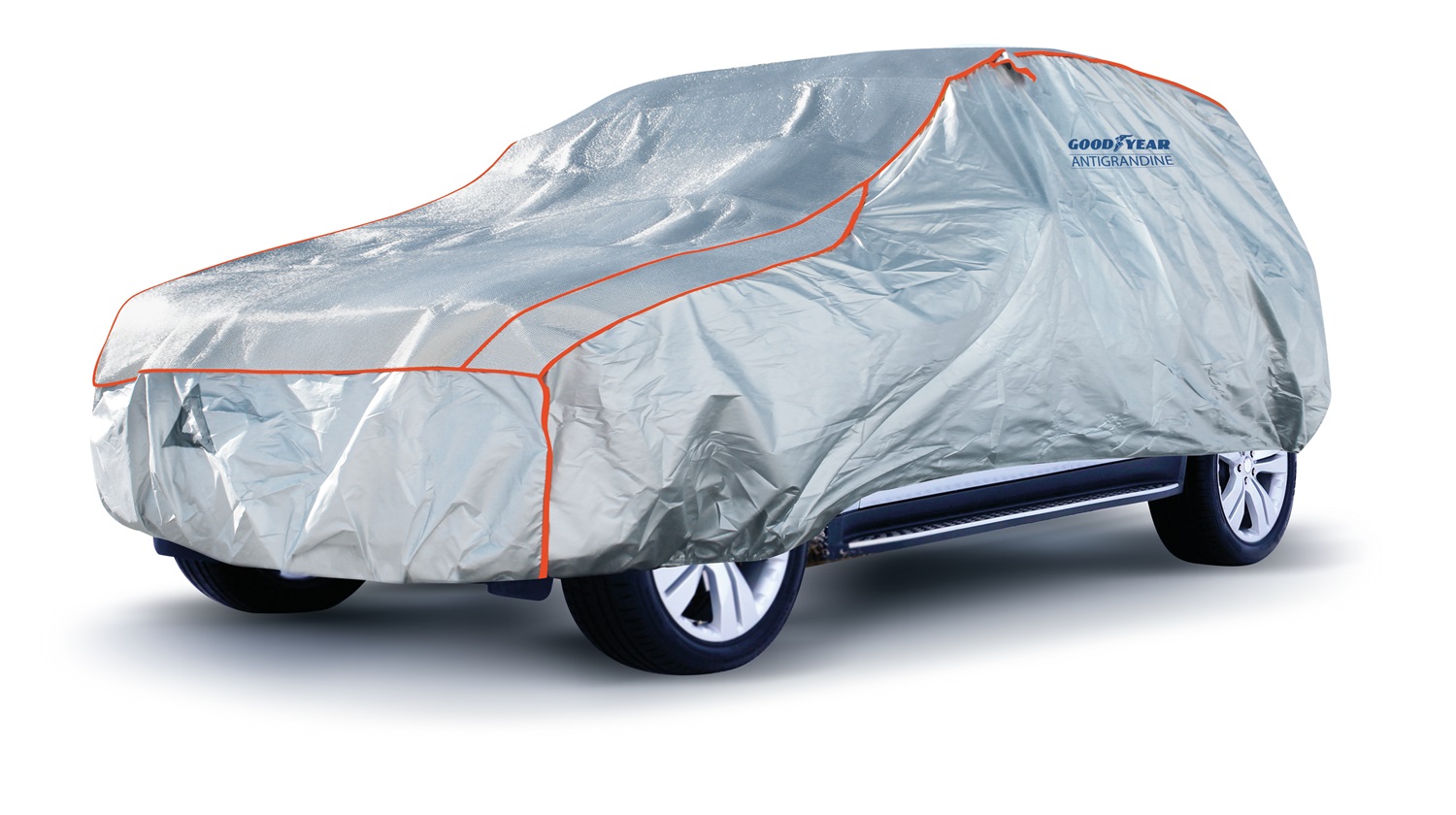 Goodyear Telo Copriauto Antigrandine 6mm - Protezione Impermeabile e Anti UV per Auto e SUV con Cinghie