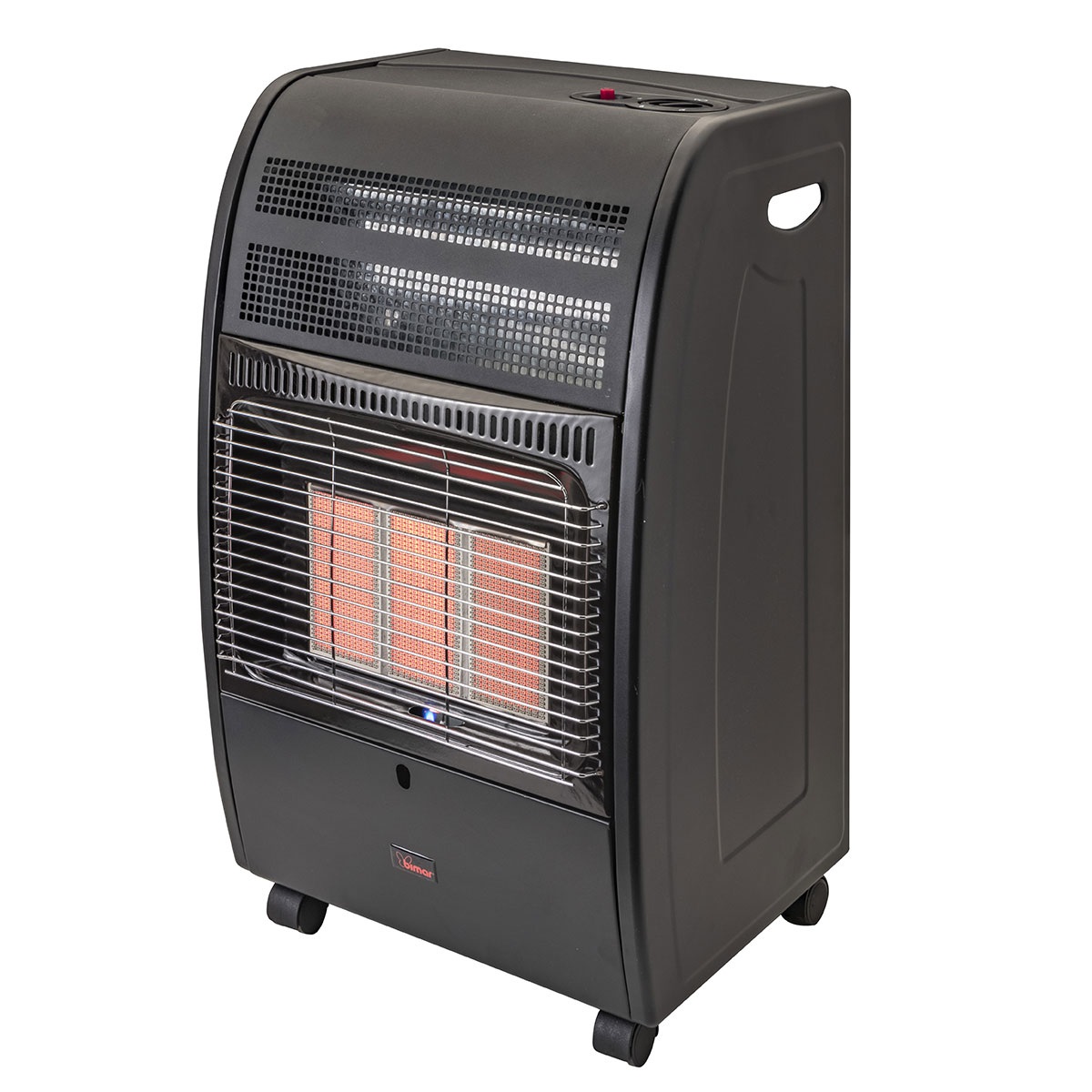 Bimar K90 Stufa a Gas Infrarossi GPL 4200 W per Interni con Regolatore e Tubo, Senza Necessità di Scarico Fumi