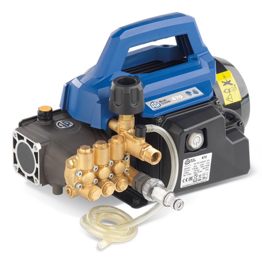 Annovi Reverberi AR 670 - Idropulitrice Portatile ad Acqua Fredda 160 bar, 500 L/h, Motore Elettrico Monofase con Protezione Termica