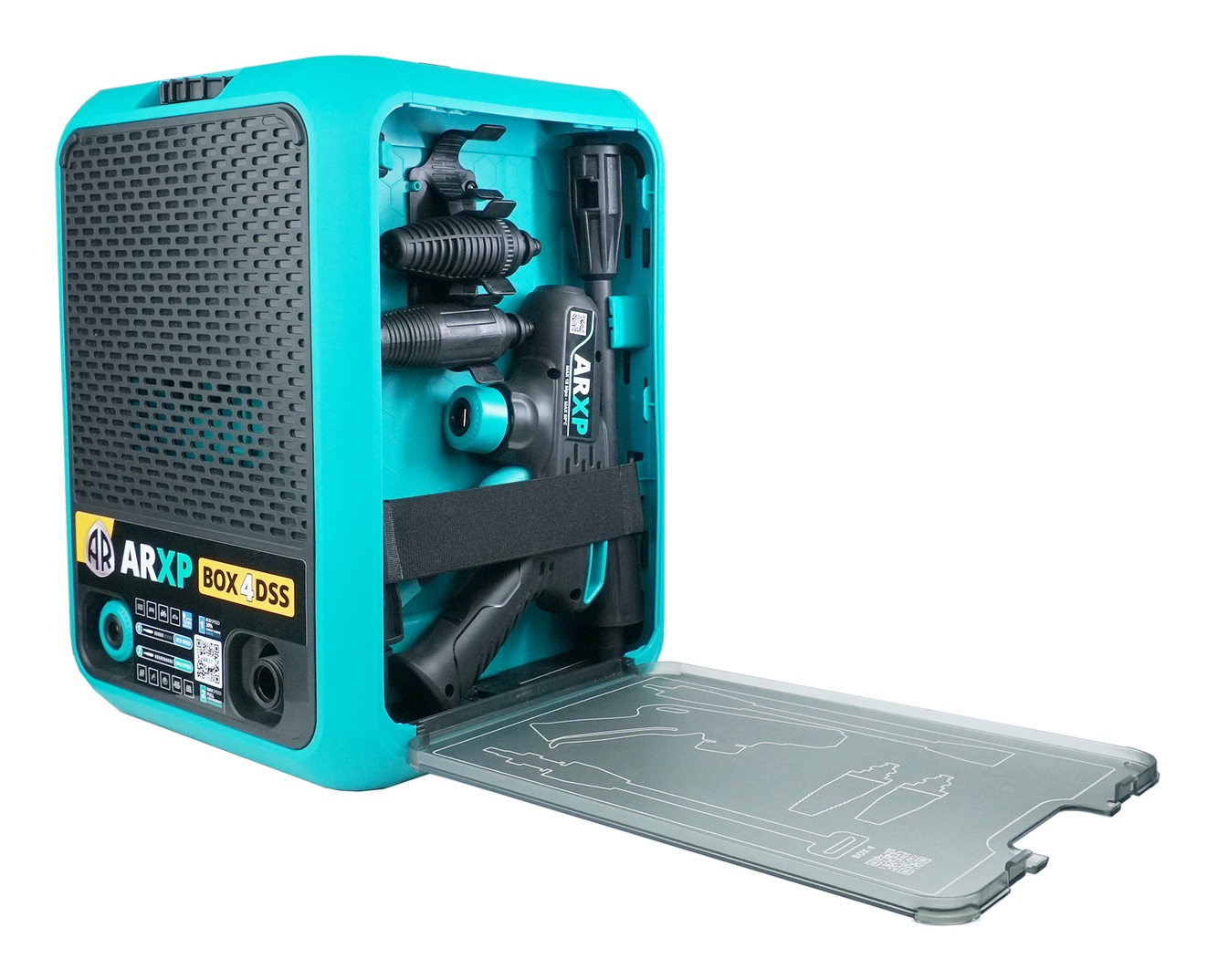 Annovi Reverberi ARXP BOX4 180DSS Idropulitrice Elettrica Compatta 2500W 180 Bar 500 l/h con Dual Speed System