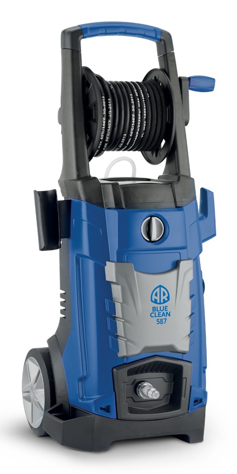 Annovi Reverberi 5 Series 587 - Idropulitrice Verticale Elettrica 2500W, 160 bar, 460 l/h, Blu