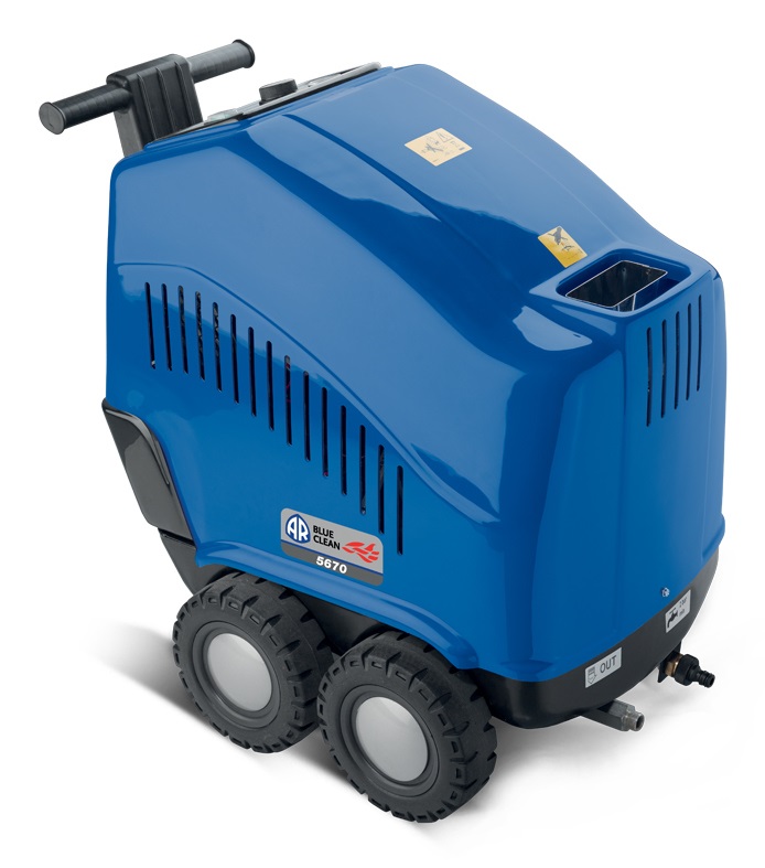 Annovi Reverberi AR 5670 - Idropulitrice Professionale ad Acqua Calda 2500W, 150 Bar, 500 L/h, Testata in Ottone, Caldaia in Acciaio Inox