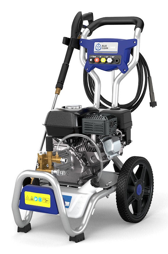 Annovi Reverberi 1445 - Idropulitrice a Scoppio 7 HP, 220 bar, 660 l/h, Professionale, Carrellata