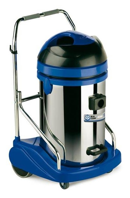 Annovi Reverberi 4300 - Aspiratore a cilindro secco e bagnato 2400 W, Capacità 77 L, Aspirazione 94,5 l/s