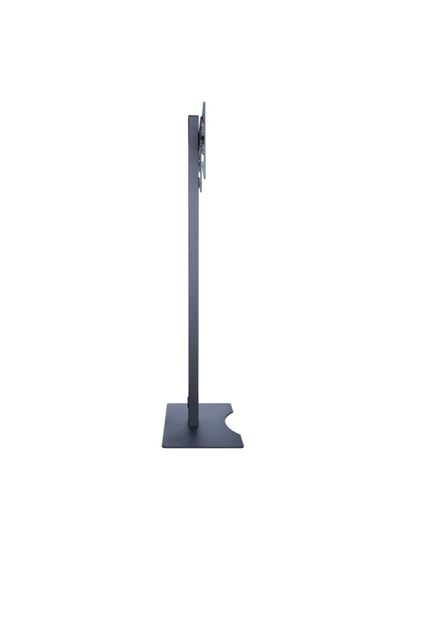 ITB Supporto Monitor Freestanding 400x400 Nero - Altezza Regolabile 150-170 cm