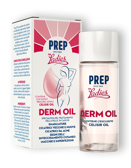 Coswell Prep Dermoil 50ml - Olio cosmetico multifunzione per migliorare l'aspetto di cicatrici e smagliature, dermatologicamente testato