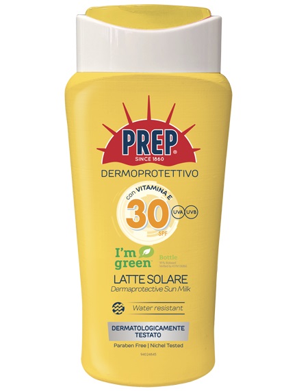 Prep Latte Solare Dermoprotettivo SPF 30 - Protezione UVA e UVB, 200ml