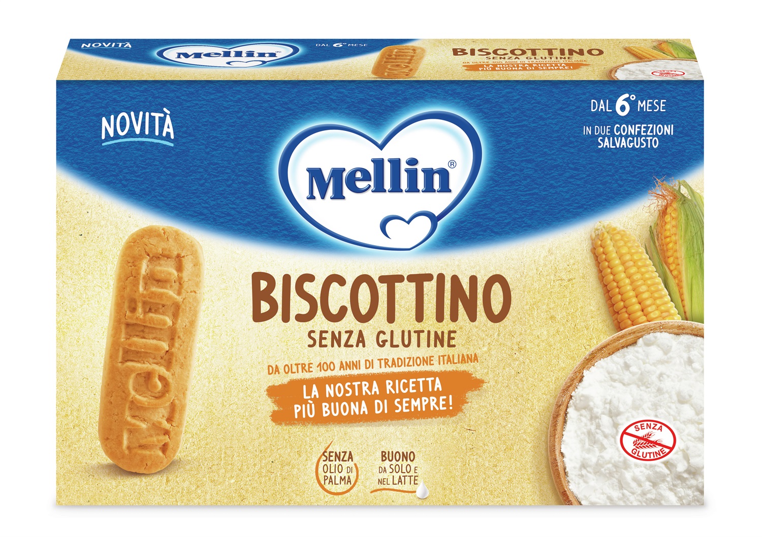 Mellin Biscottino: Confezione 500 gr
