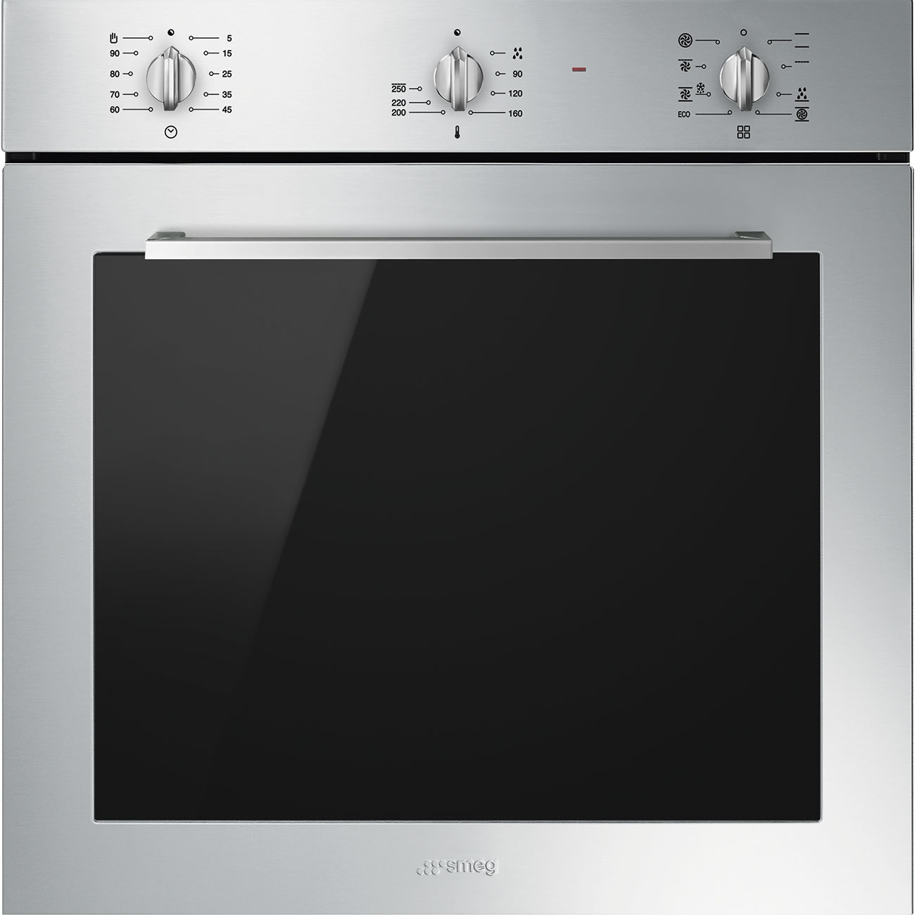 Smeg SF64M3TVX Forno Elettrico da Incasso Termoventilato 70L Acciaio Inox Classe A con Vapor Clean e 8 Funzioni