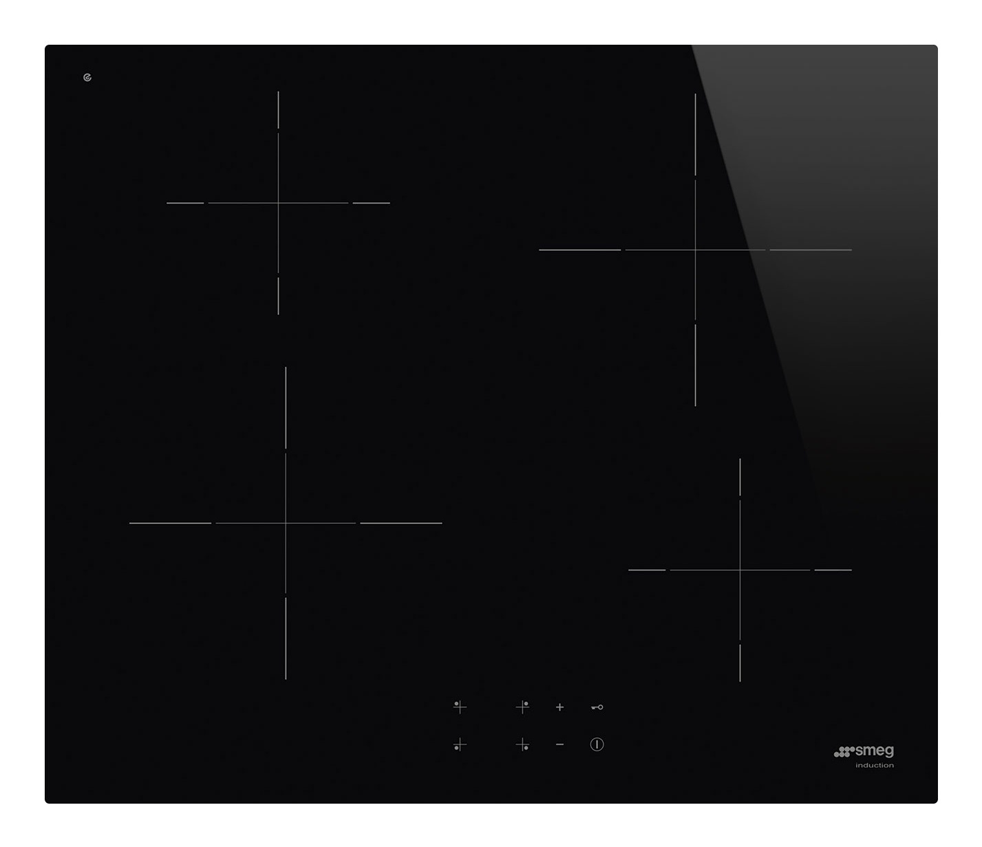 Smeg SI2641D Piano Cottura a Induzione 60 cm Nero Vetroceramica 4 Zone Touch Control
