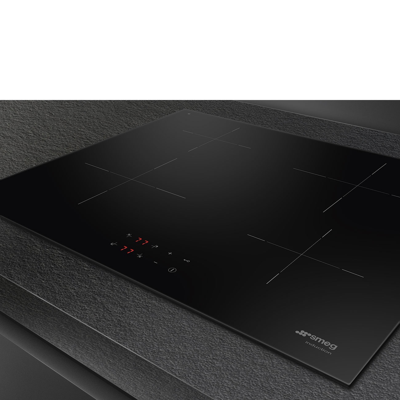 Smeg SI2641D Piano Cottura a Induzione 60 cm Nero Vetroceramica 4 Zone Touch Control