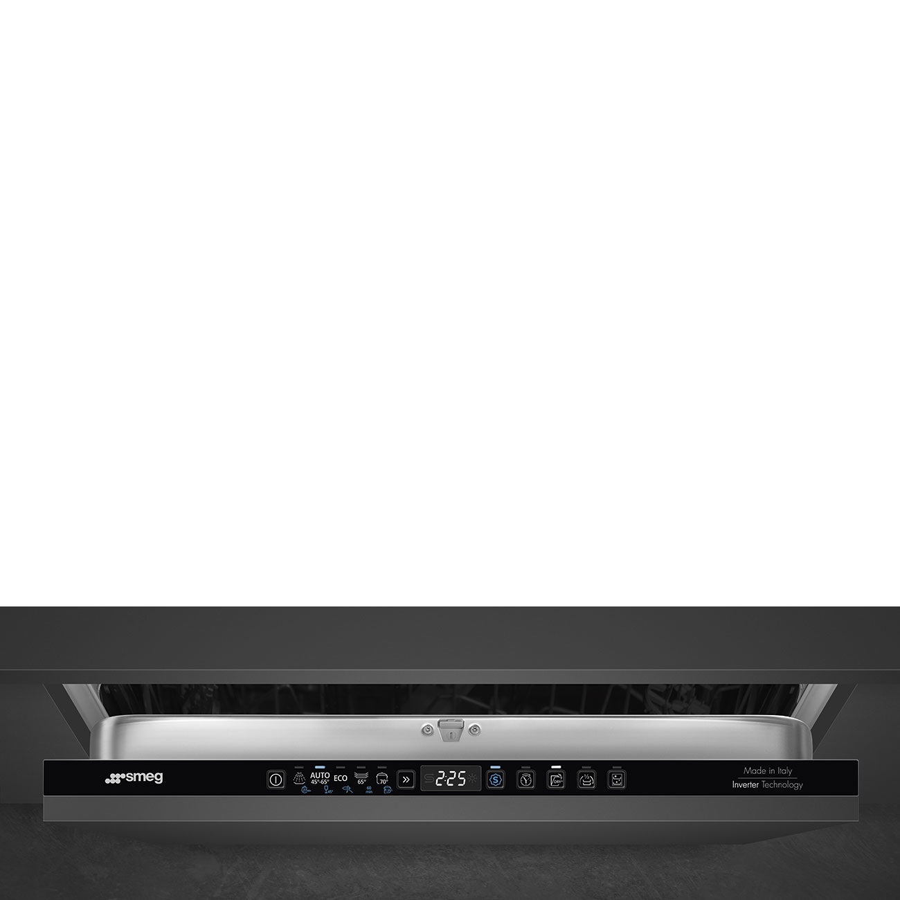 Smeg ST353BQL Lavastoviglie a Scomparsa Totale 60 cm, 14 Coperti, Classe Energetica B, Nero