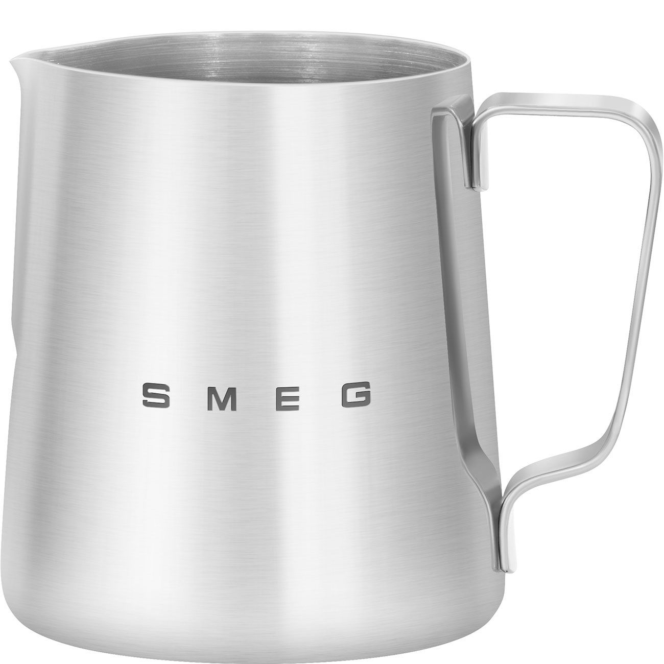 Smeg Caraffa CMMJ01 in Acciaio Inox per Macchine da Caffè - Capacità 450 ml, Dimensioni 115x105x90 mm