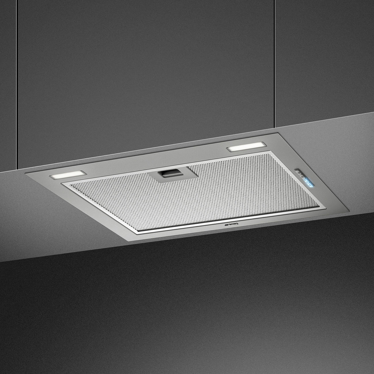 Smeg KSG52HPE Cappa Aspirante Integrata Acciaio Inox 52 cm 580 m³/h Classe C A 65 dB