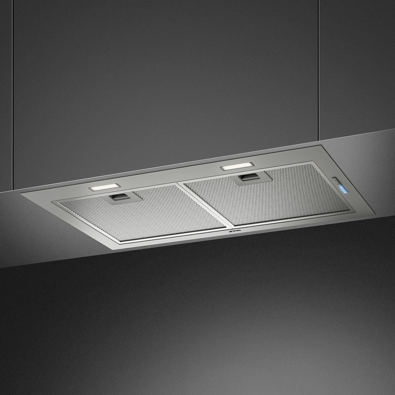 Smeg KSG70HPE Cappa Aspirante Integrata 72 cm Acciaio Inox 580 m³/h Elettronica