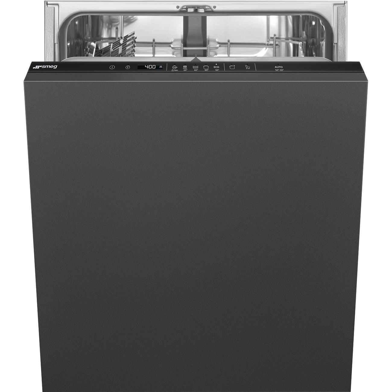 Smeg STL262D Lavastoviglie a Scomparsa Totale da Incasso 60 cm - 13 Coperti, Classe D, Motore Inverter, 8 Programmi