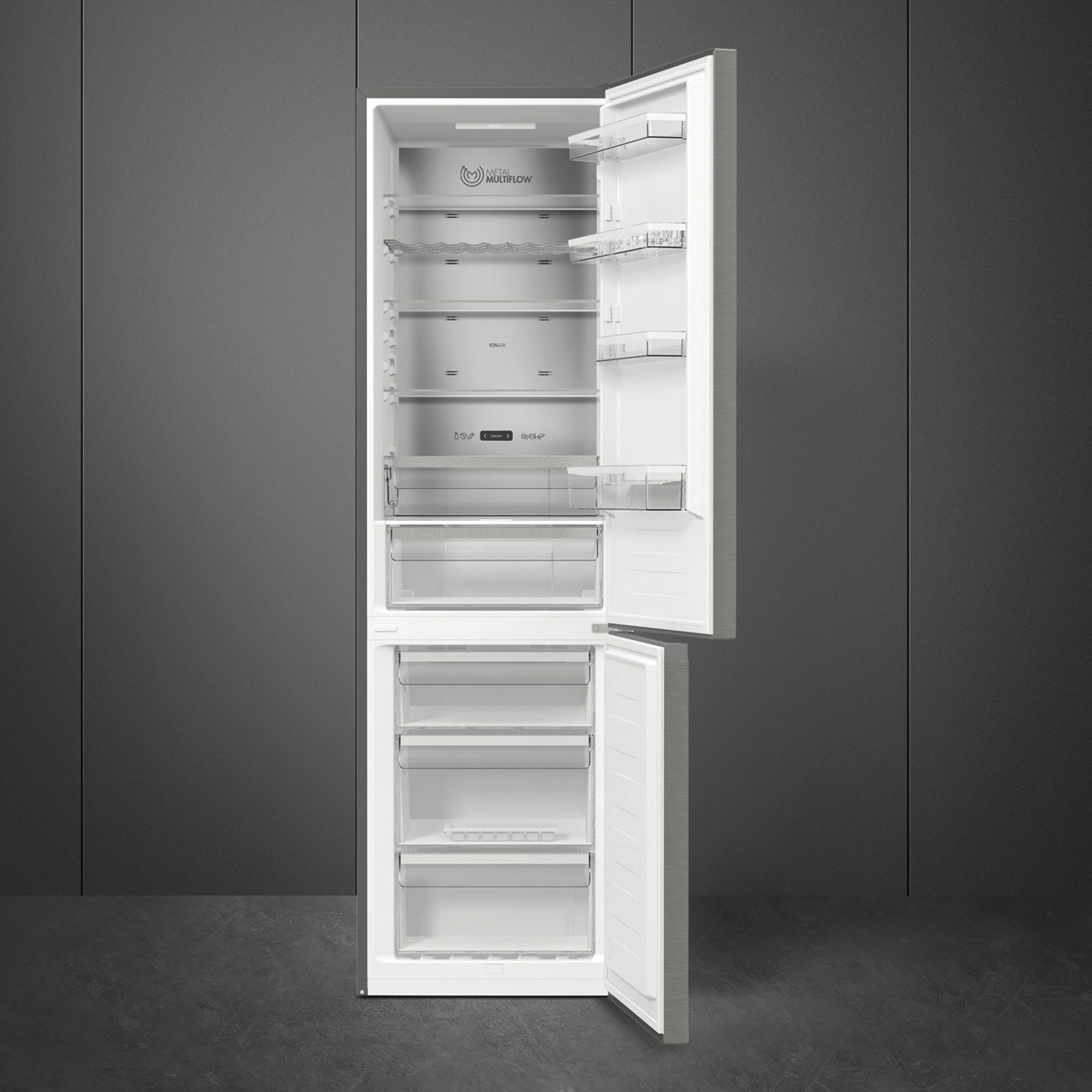 Smeg RC21XDNMC Frigorifero Libera Installazione 361 L No Frost Acciaio Inox Classe C