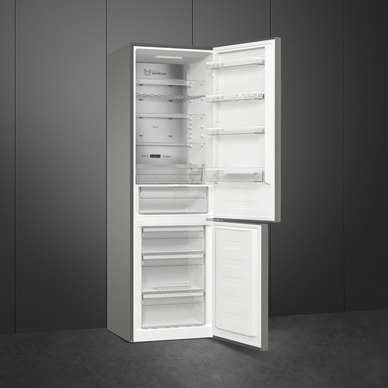 Smeg RC21XDNMC Frigorifero Libera Installazione 361 L No Frost Acciaio Inox Classe C