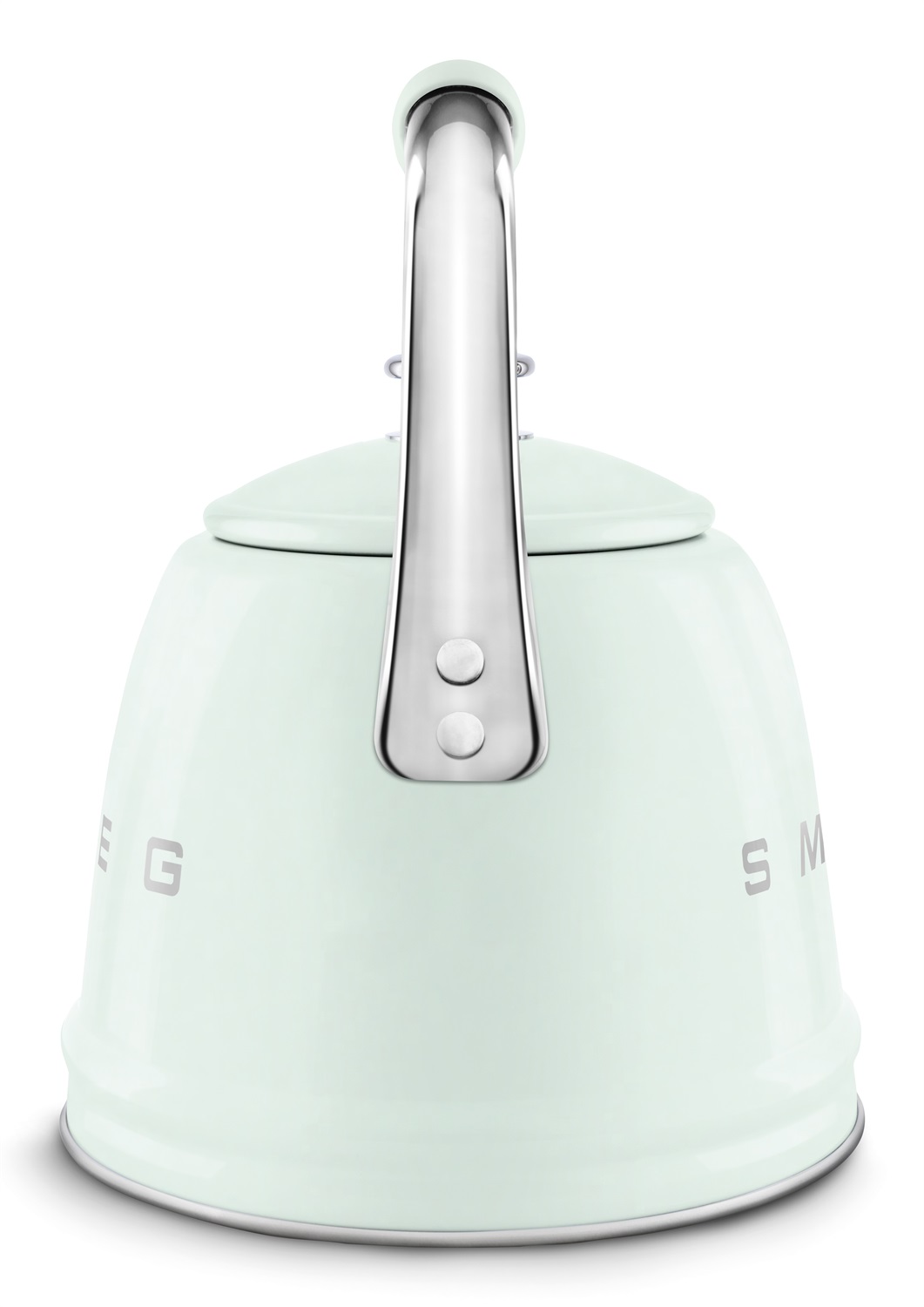 Smeg Bollitore con Fischio 50's Style - Verde Pastello LUCIDO - WKF01PG, Capacità 2,3L, Acciaio Inox, Compatibile Induzione