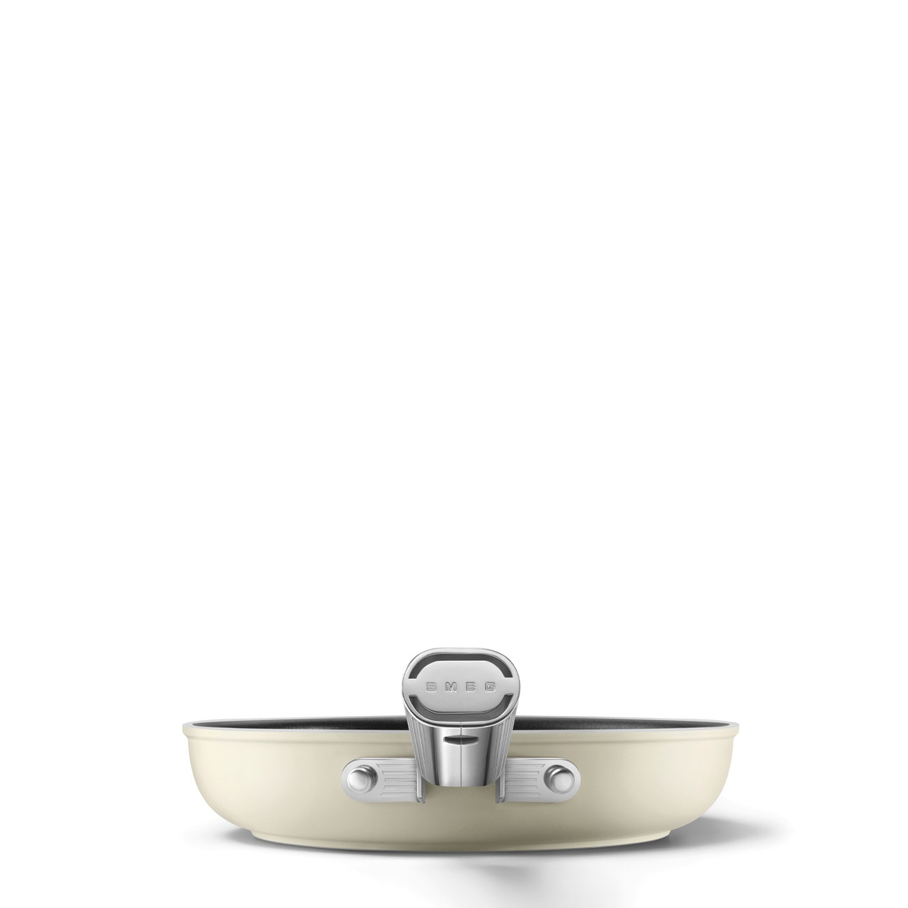 Smeg Padella Antiaderente 50's Style Ø 20 cm, Rivestimento Ceramico Senza PFAS, Manico in Acciaio Inox, Capacità 1,5 L