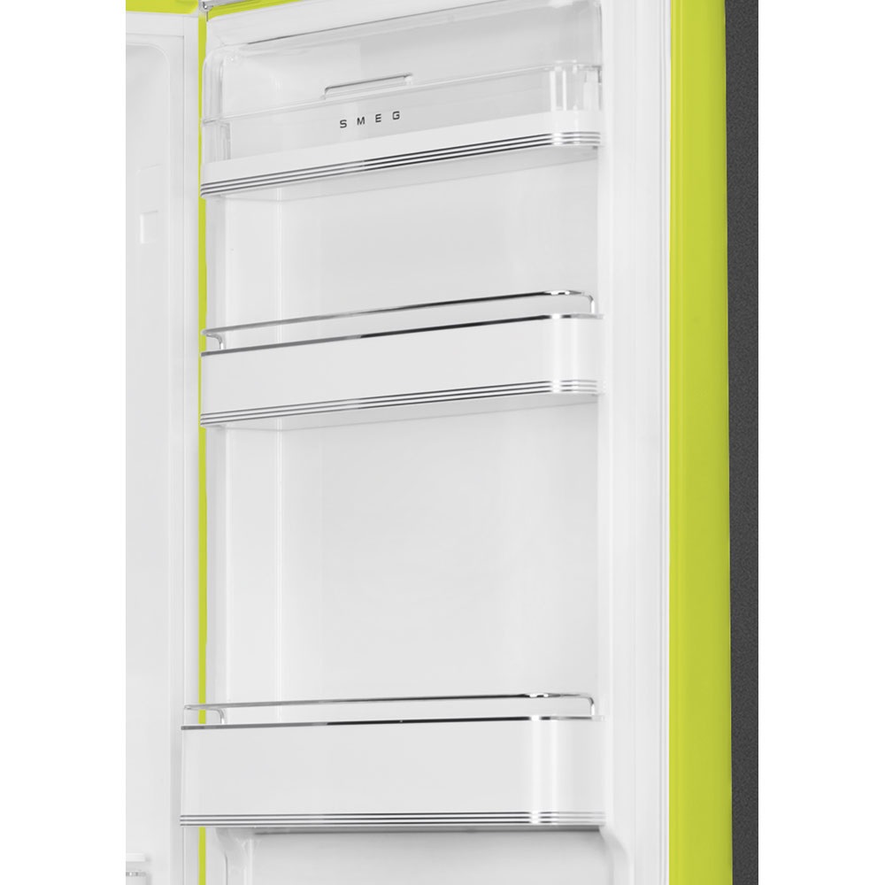 Smeg Frigorifero Combinato 50's Style Verde Lime 60 cm con Cerniere a Destra