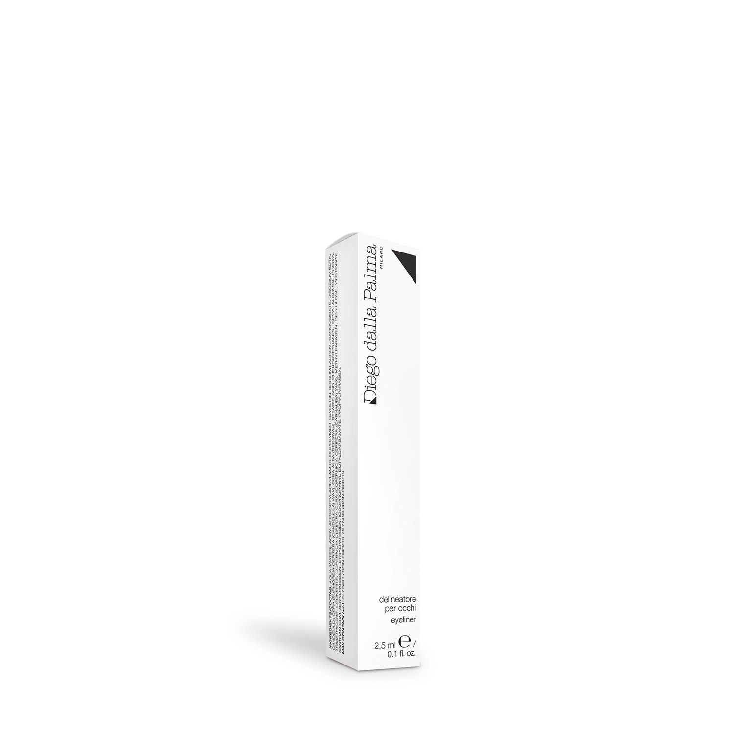 Diego Dalla Palma Delineatore per Occhi 2,5 ml - Nero Intenso, Applicatore in Lattice, Formula Water Resistant