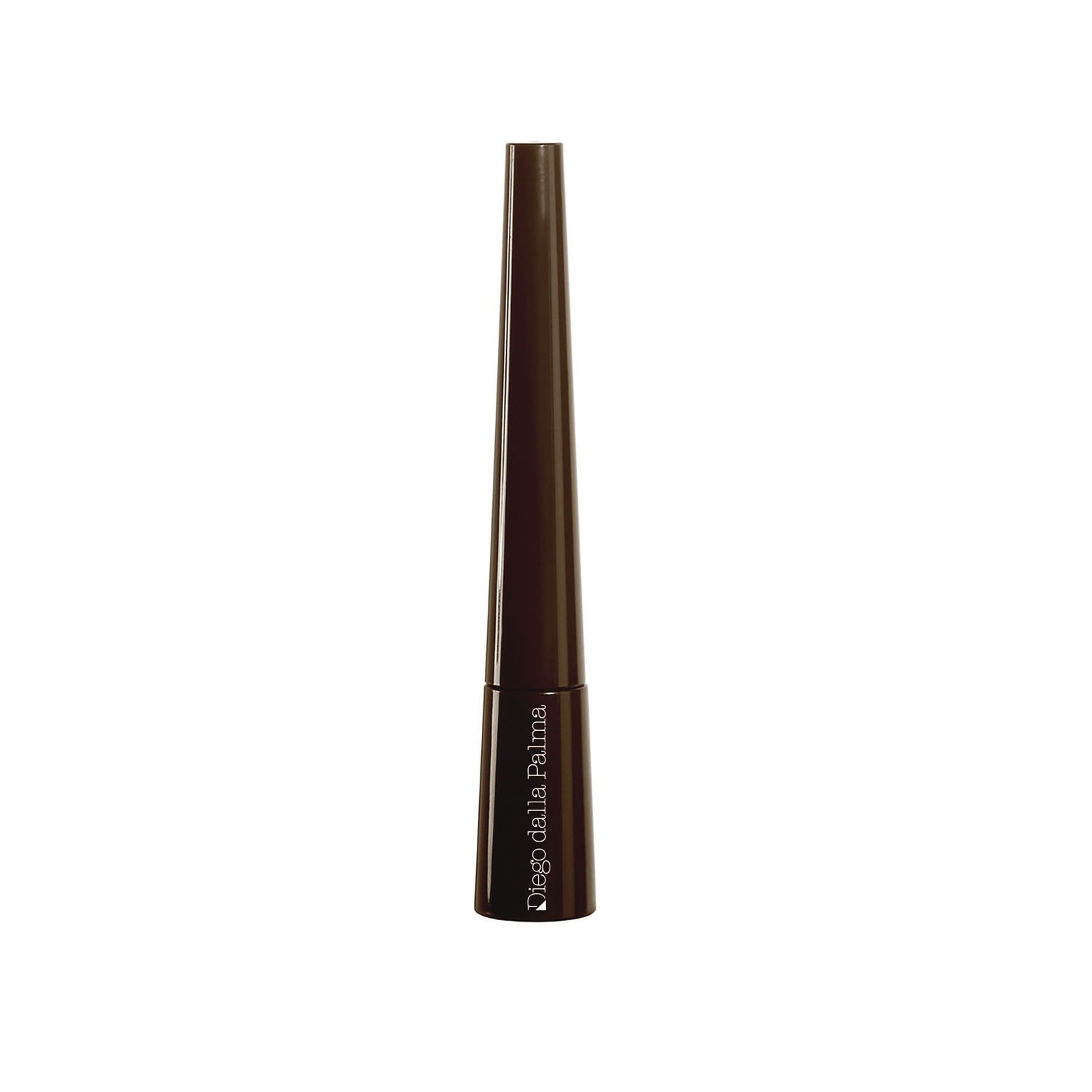 Diego Dalla Palma Delineatore per Occhi 02 Marrone - Eyeliner Liquido con Applicatore in Lattice, 2,5 ml