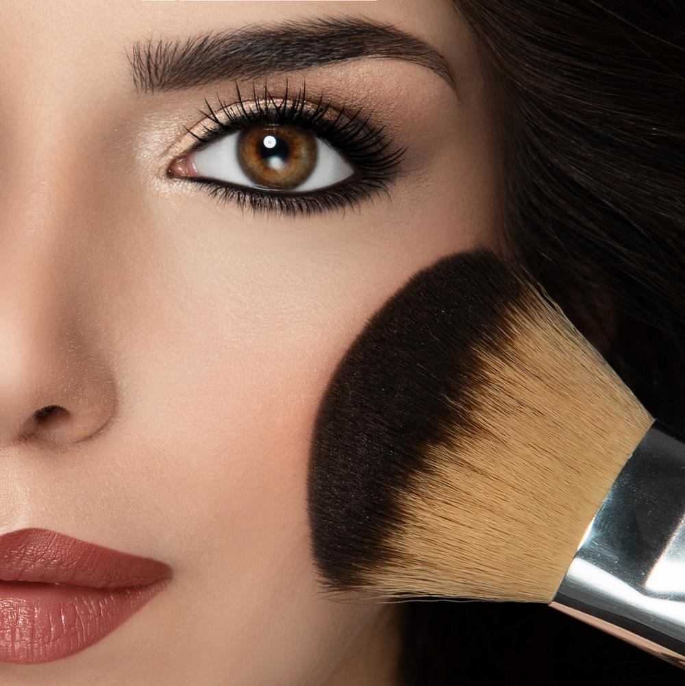 Diego Dalla Palma Pennello Maxi Bombato N°32 - Setole Sintetiche per Terre e Ciprie, Estremamente Morbido e Setoso