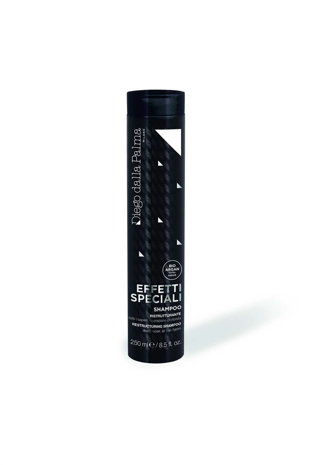 Diego Dalla Palma Effetti Speciali Shampoo Ristrutturante 250ml - Bagno Capillare Delicato e Idratante con BIO-ARGAN TOTAL REPAIR e Olio di Semi di Lino