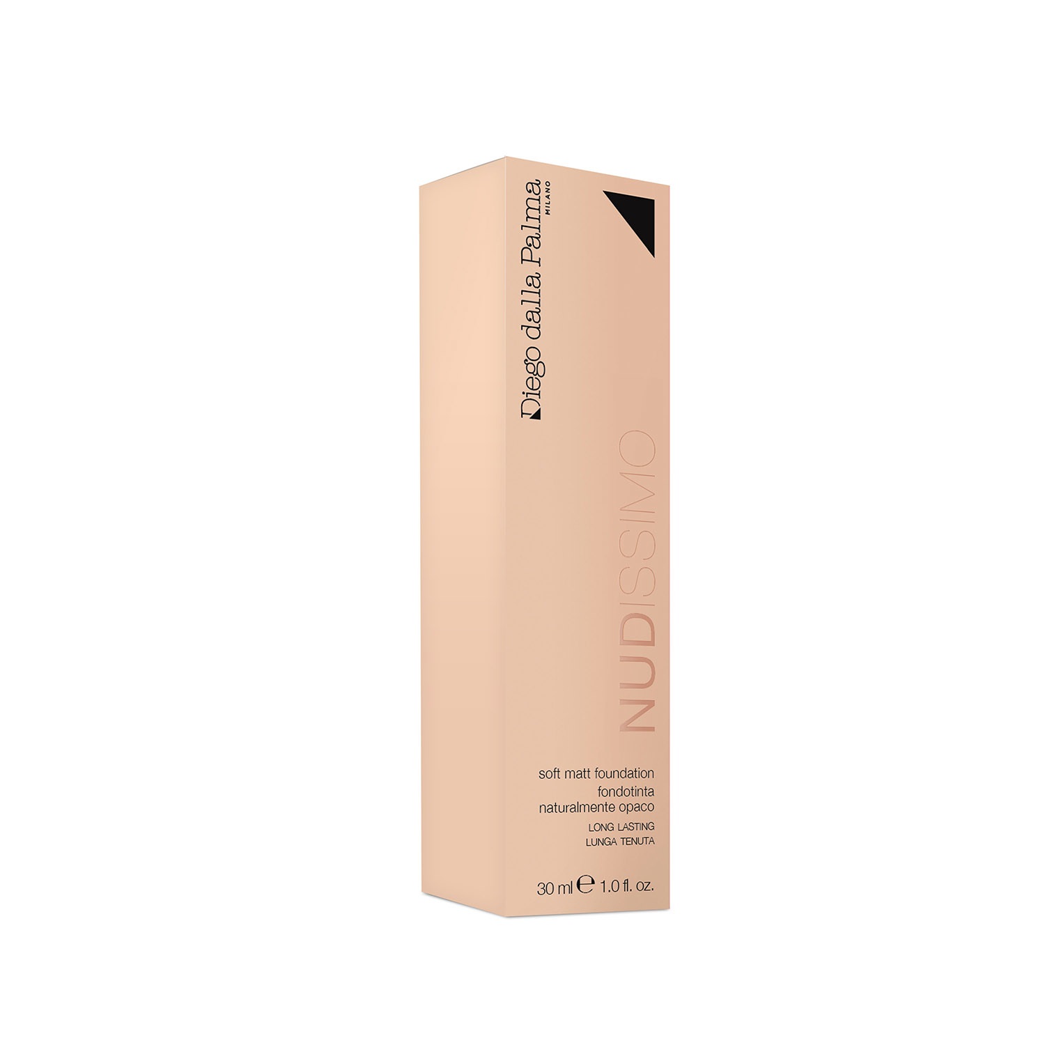 Diego Dalla Palma Nudissimo Fondotinta Naturalmente Opaco - Bronzo dorato 249W, 30 ml, Fluido Leggero, Sebo-assorbente, Finish Opaco