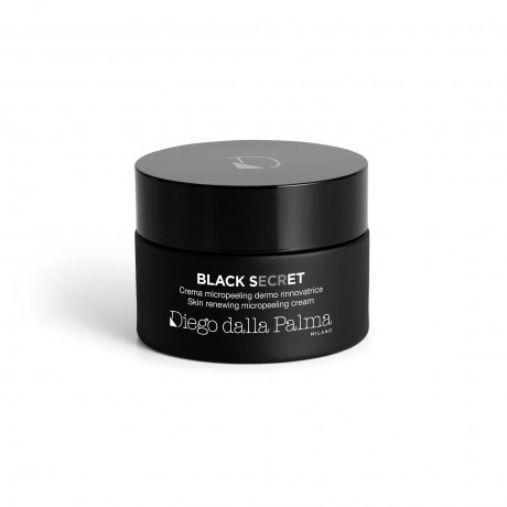 Diego Dalla Palma Black Secret - Crema Micro Peeling Dermo Rinnovatrice 50 ml, Unisex, Antirughe, Rinfrescante, Levigante