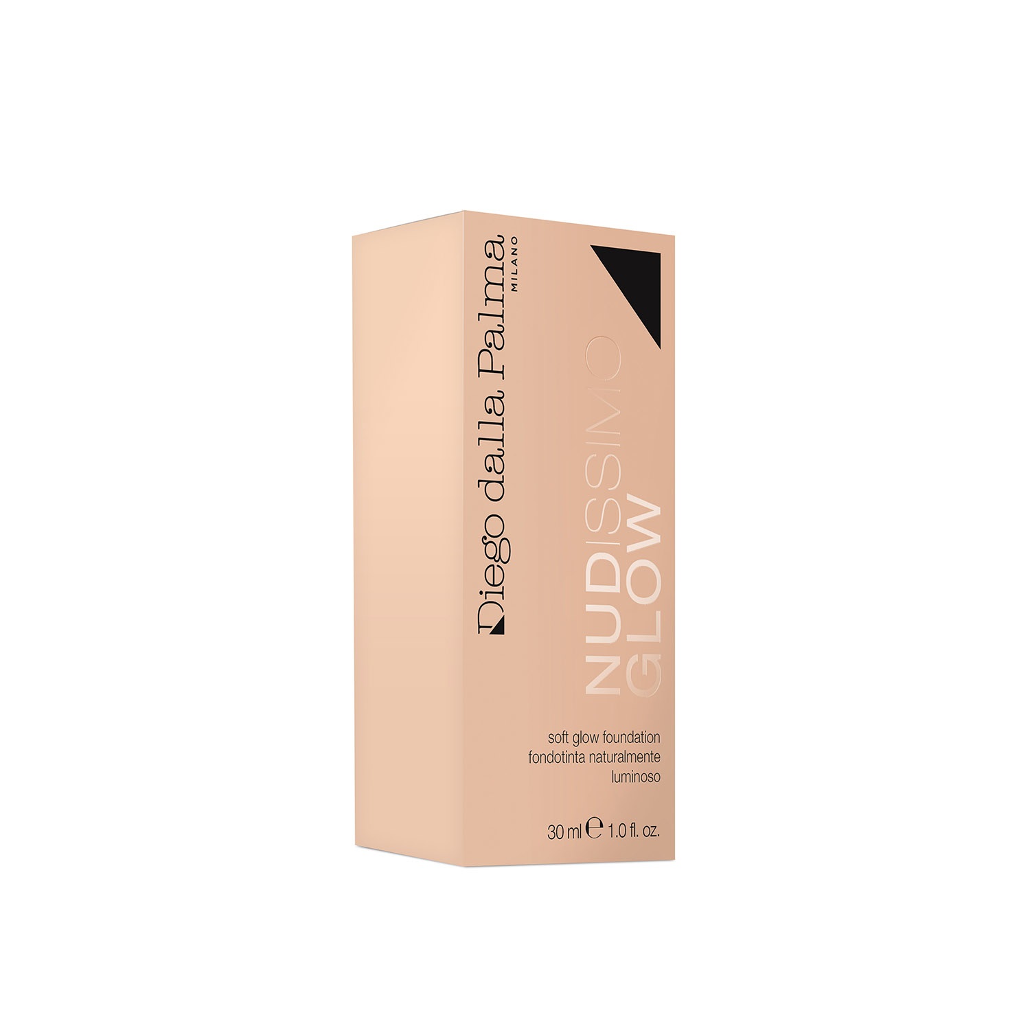 Diego Dalla Palma Nudissimo Glow - Fondotinta Naturalmente Luminoso 30 ml Ocra 258W, Texture Fluida e Idratante, Copertura Leggera