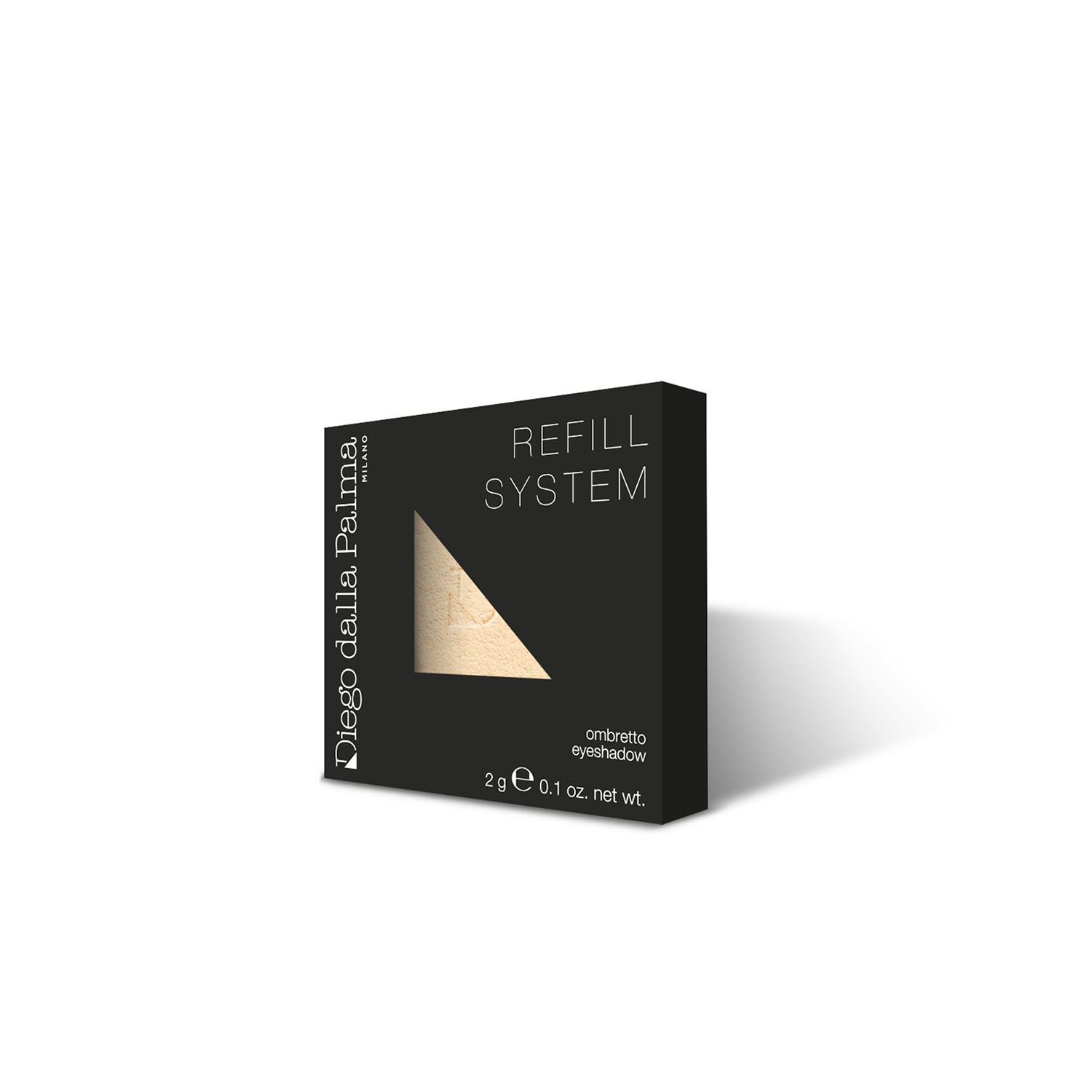 Diego Dalla Palma Ombretto Opaco Refill 161 Whipped Cream - Finish Ultra Opaco, Texture Sottile e Setosa, Rilascio Colore Immediato