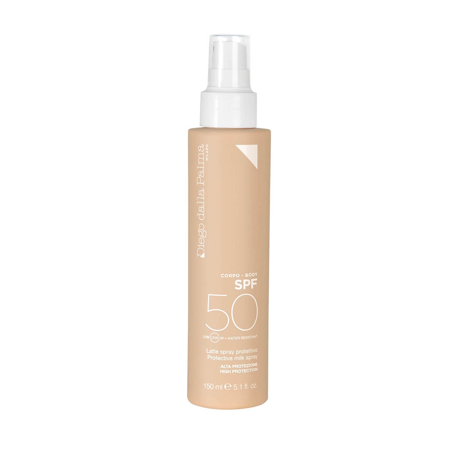 Diego Dalla Palma Latte Spray Protettivo Abbronzante SPF50 150ml - Protezione solare attiva per pelli delicate