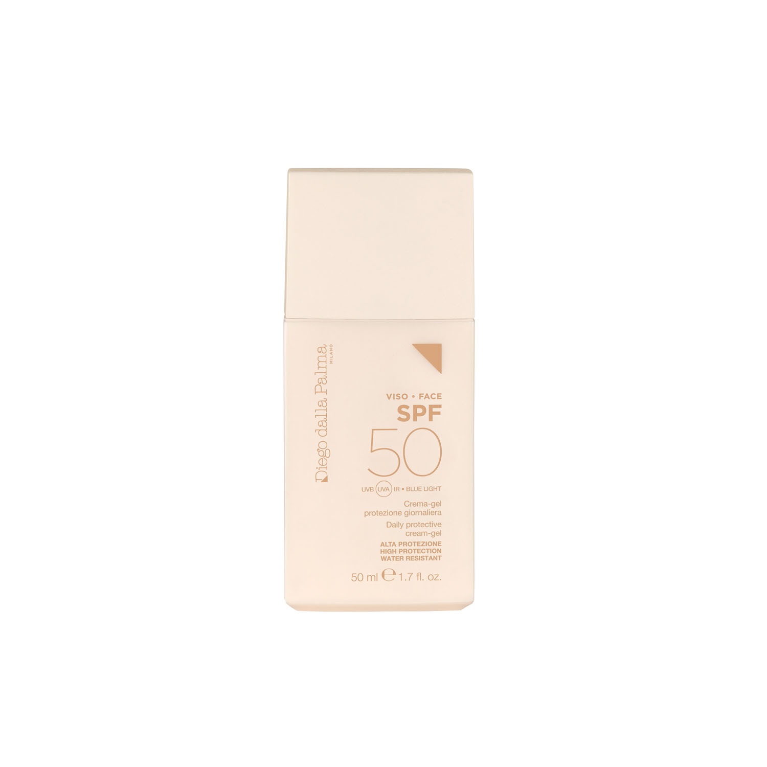 Diego Dalla Palma Crema-Gel Protezione Giornaliera Viso SPF50 50ml - Anti-invecchiamento, Anti-rughe, Anti-inquinamento, Idratante