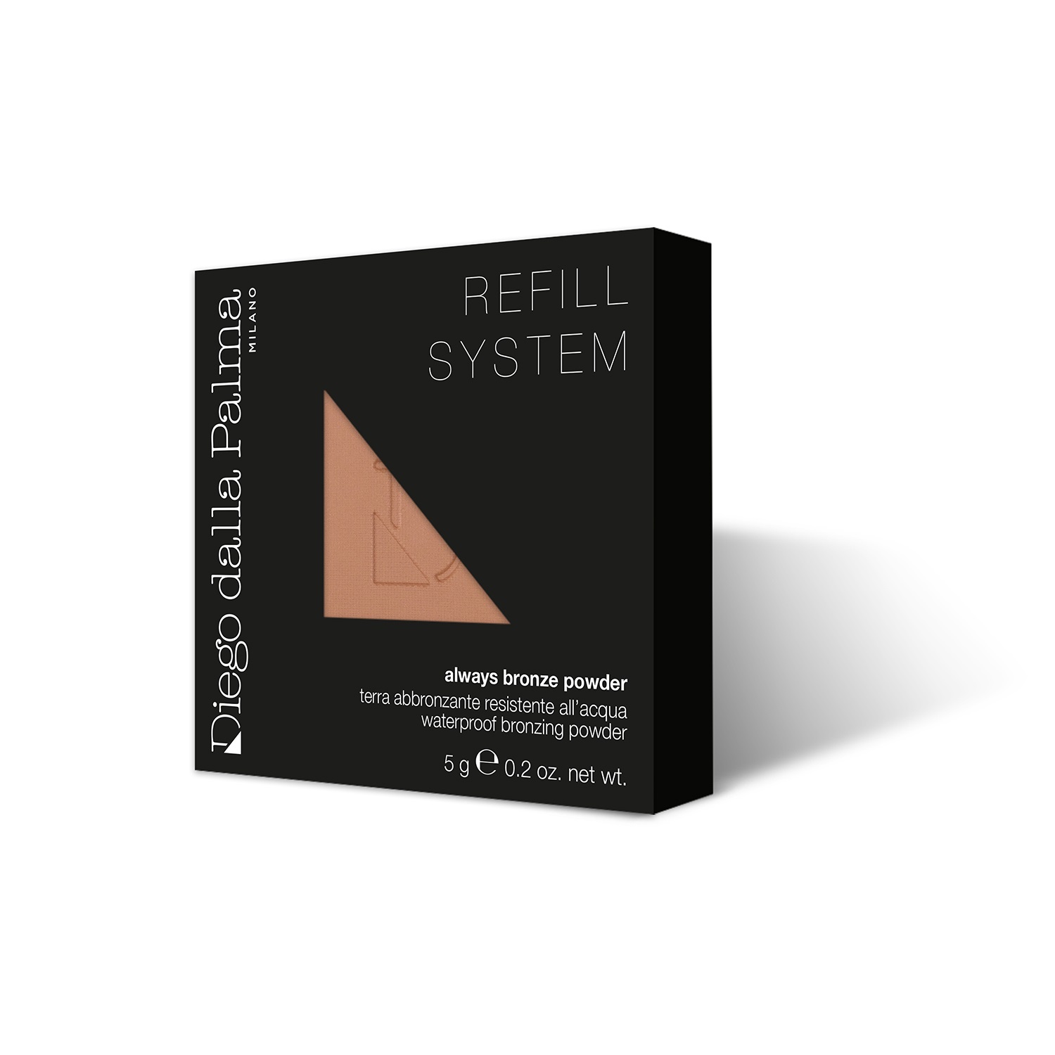 Diego Dalla Palma Always Bronze - Terra Abbronzante Resistente all'Acqua 112 Cappuccino - Polvere Compatta 5g