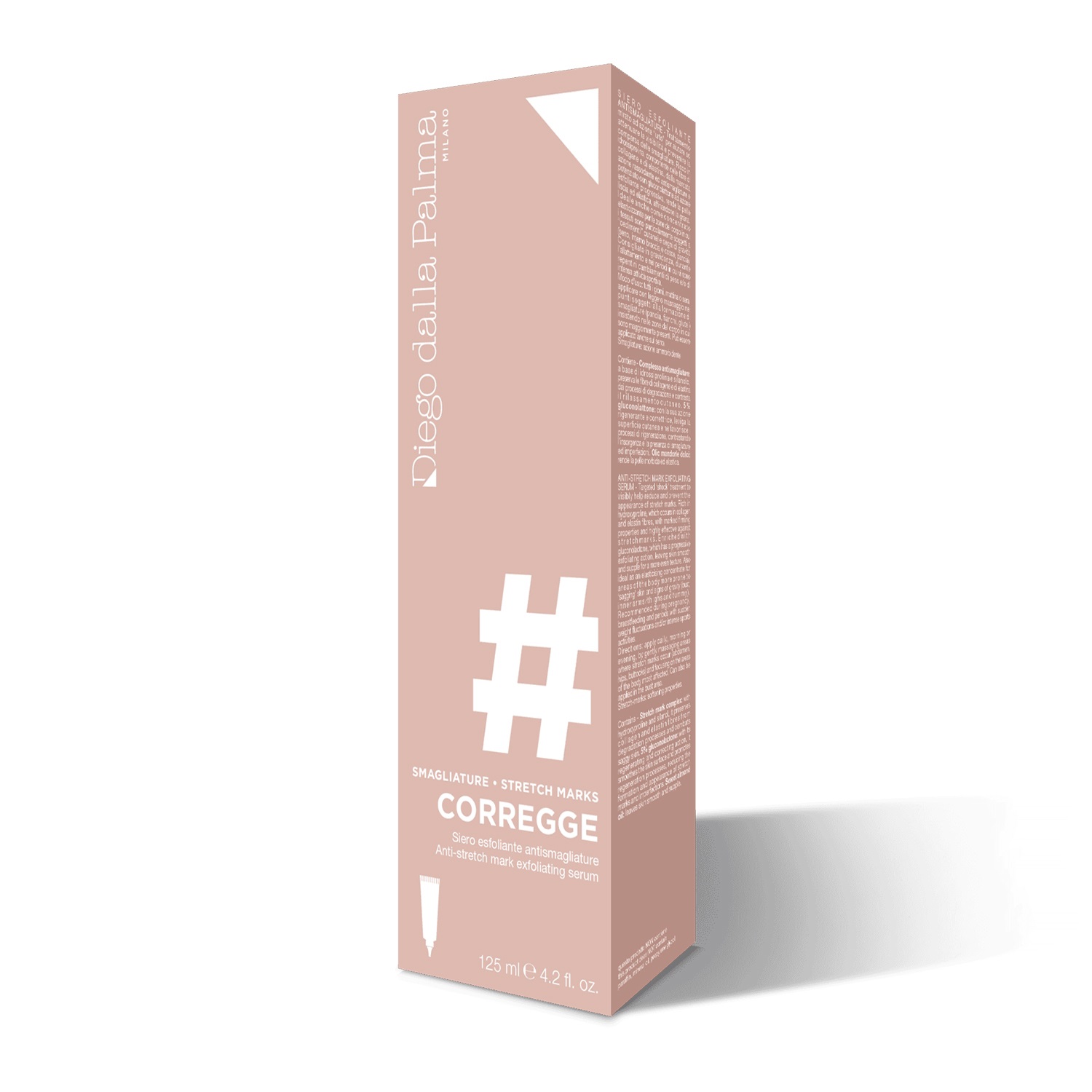 Diego Dalla Palma Corregge - Siero Esfoliante Antismagliature 125 ml con Idrossiprolina e Gluconolattone