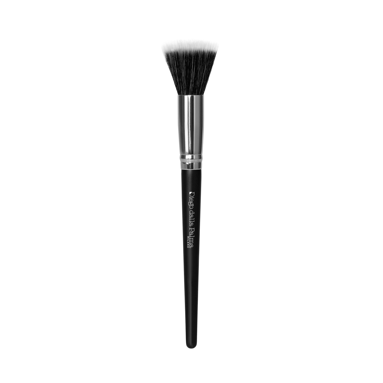 Diego Dalla Palma Stippling Brush - Pennello Professionale per Make Up Viso in Setole Sintetiche con Doppia Fibra