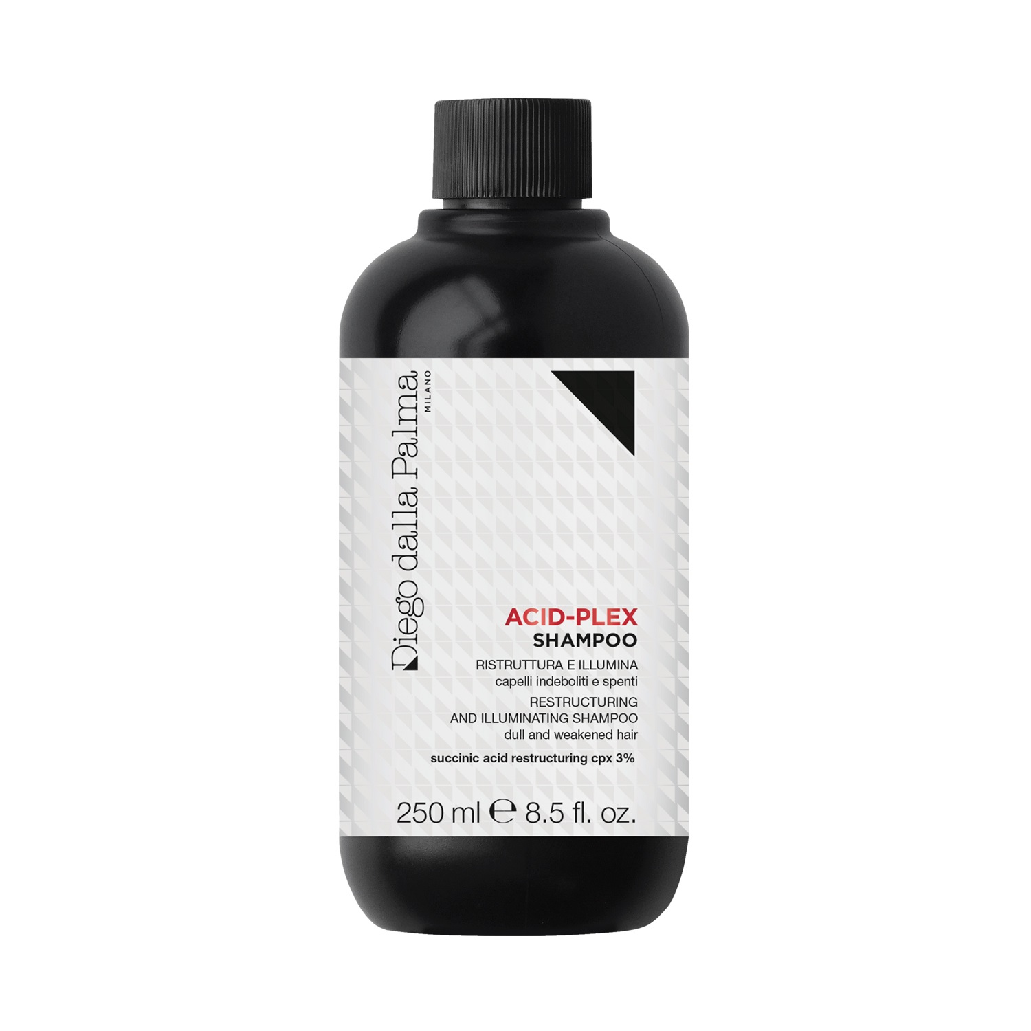 Diego Dalla Palma Acid Plex Shampoo Ristruttura & Illumina 250ml - Shampoo Ristrutturante Illuminante per Capelli Danneggiati e Spenti