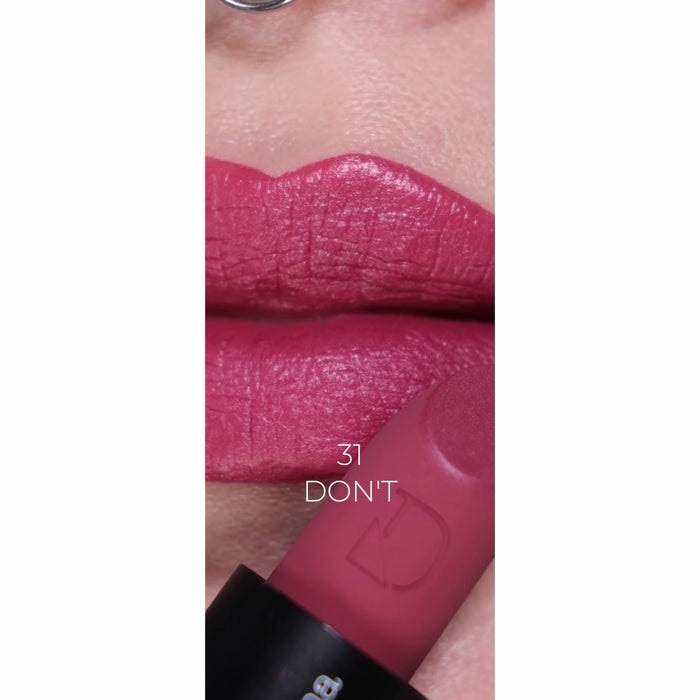 Diego Dalla Palma Il Rossetto Lumi-Matt Refill System 31 Don't Mauve Scuro 4g - Finish Opaco e Cremoso con Tenuta Fino a 8 Ore