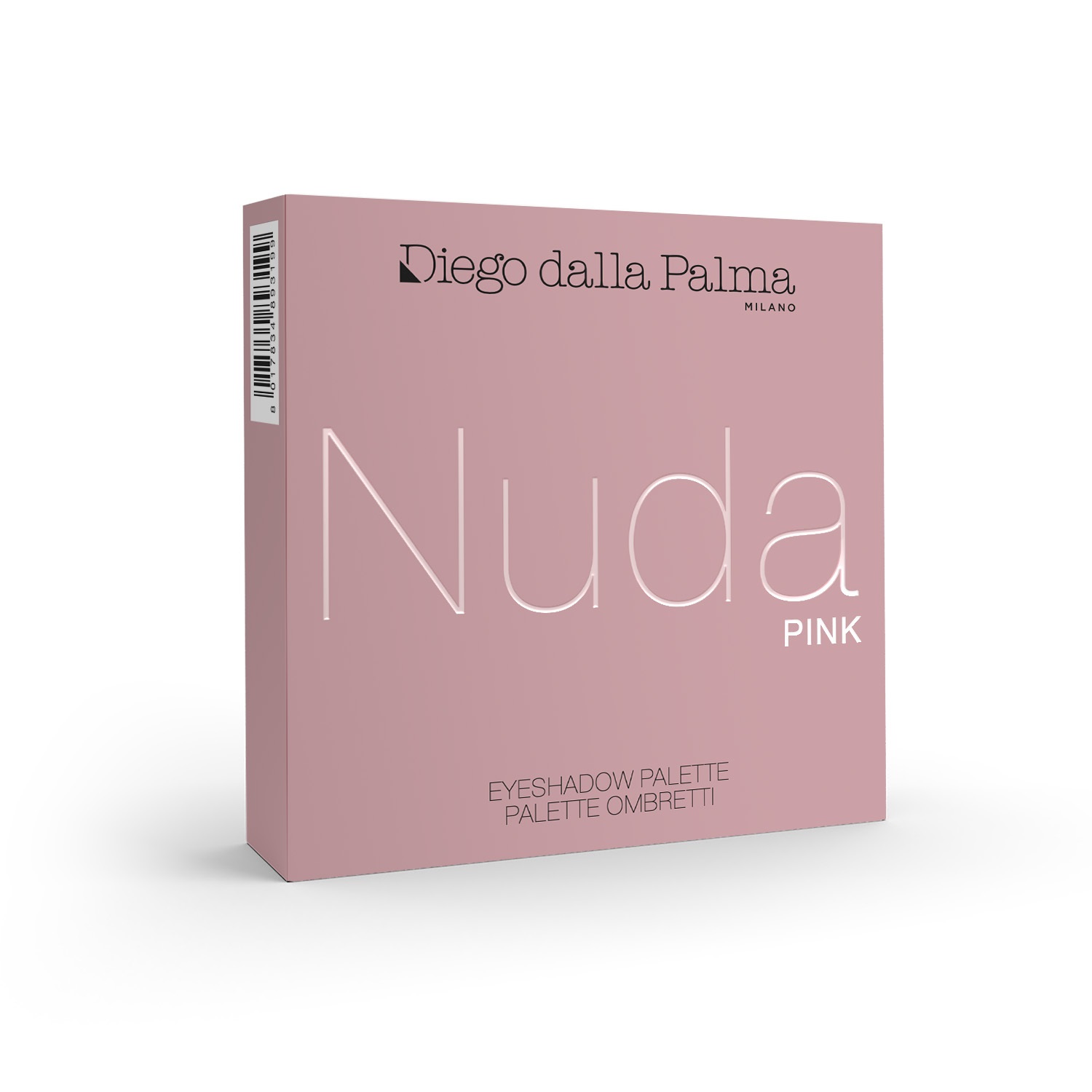 Diego Dalla Palma Nuda Pink Palette Ombretti 8.5g - 9 Colori Opachi e Perlati per Makeup Naturali e Elaborati