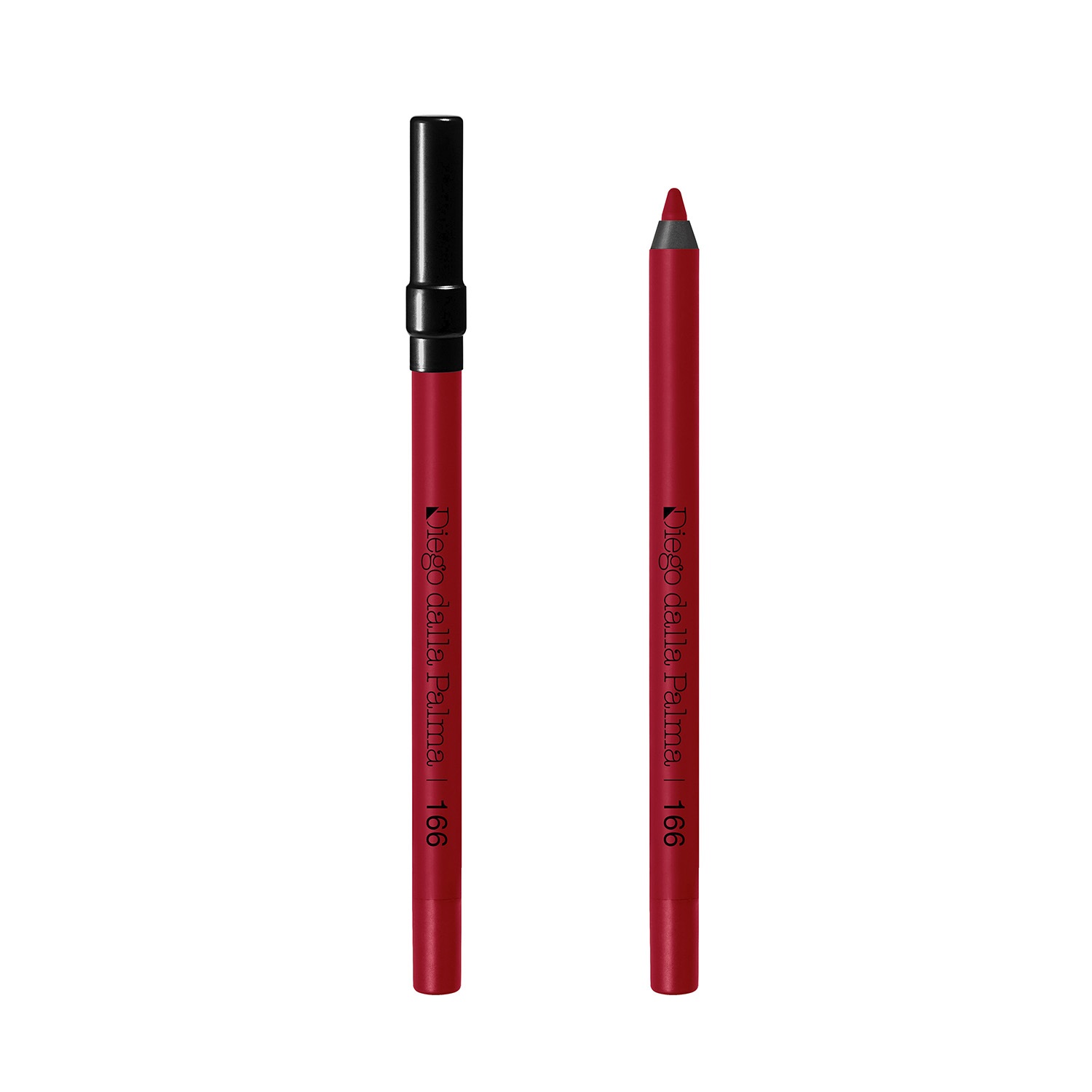 Diego Dalla Palma Stay On Me Lip Liner Matita Labbra Long Lasting 166 Rosso 1.2g - Texture Cremosa e Alta Pigmentazione