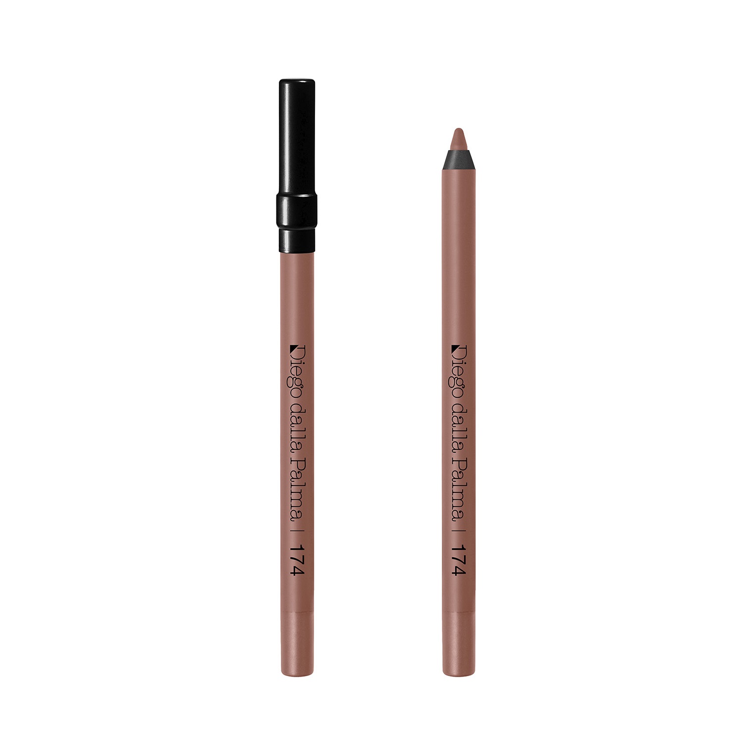 Diego Dalla Palma Stay On Me Lip Liner - Matita Labbra Long Lasting 174 Nude Beige 1.2g - Cremosa e Resistente all'Acqua