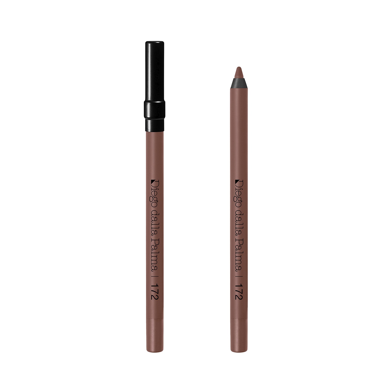 Diego Dalla Palma Stay On Me Lip Liner - Matita Labbra Long Lasting 172 Martora 1.2g, Ultra Performante e Resistente all'Acqua