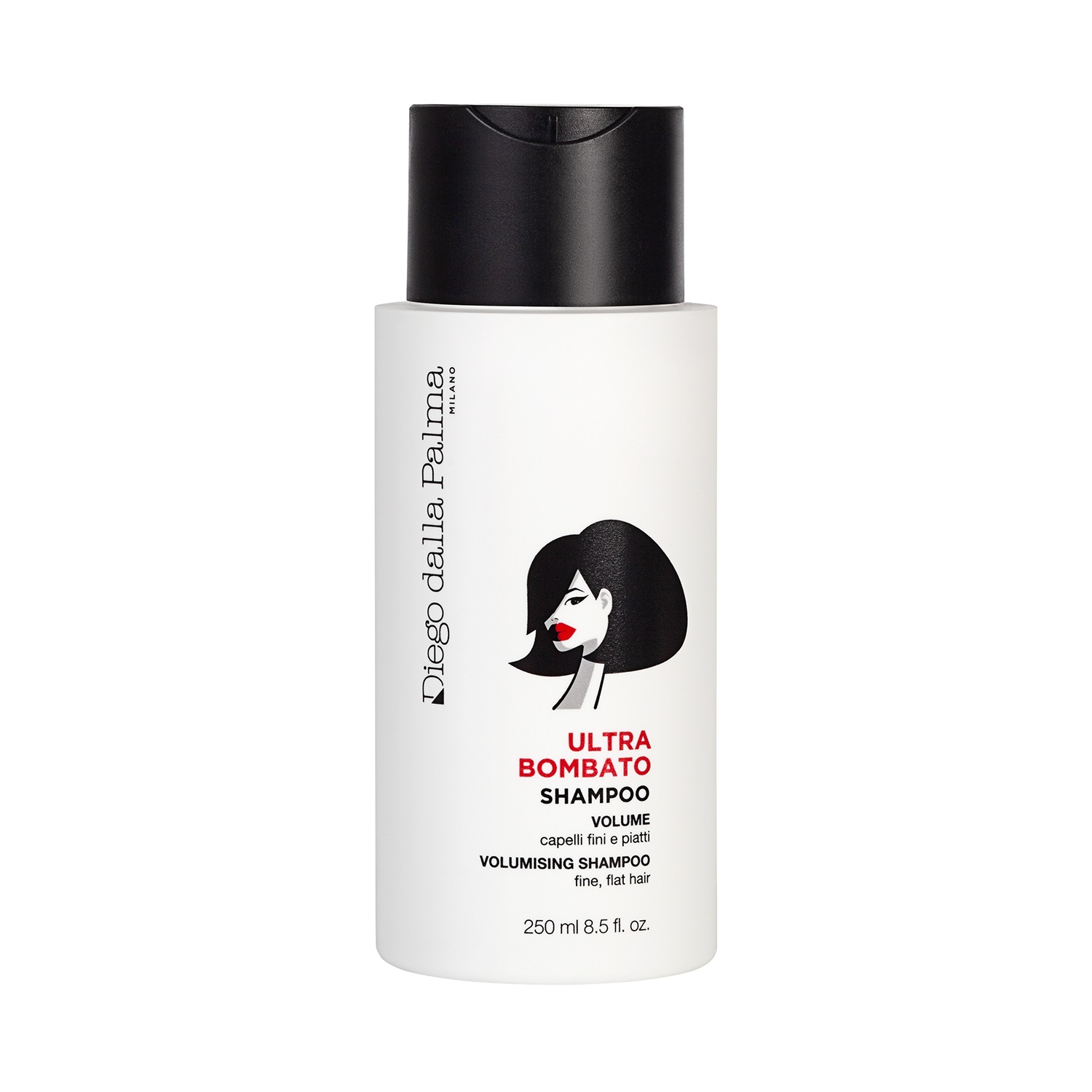 Diego Dalla Palma Ultra Bombato Shampoo Volume 250ml - Shampoo Volumizzante a Peso Zero con Volu-Up Complex per Capelli Fini e Piatti