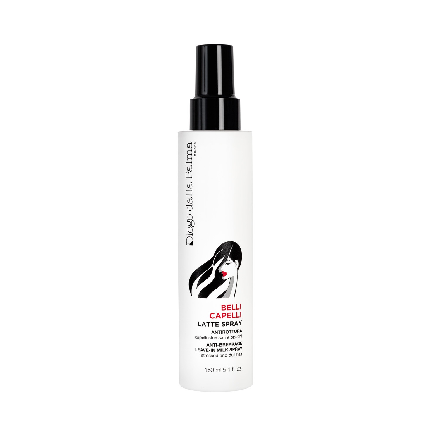 Diego Dalla Palma Belli Capelli Latte Spray Rinforzante Anti Rottura 150 ML con HYPER-FERMENTED RICE WATER
