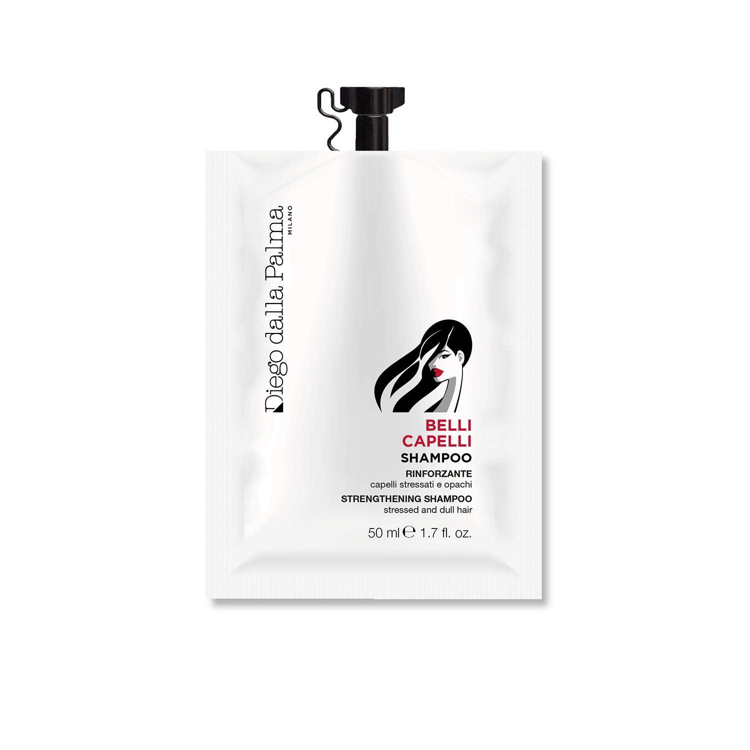 Diego Dalla Palma Shampoo Rinforzante 50 ml - Deterge e Rinforza i Capelli con HYPER-FERMENTED RICE WATER