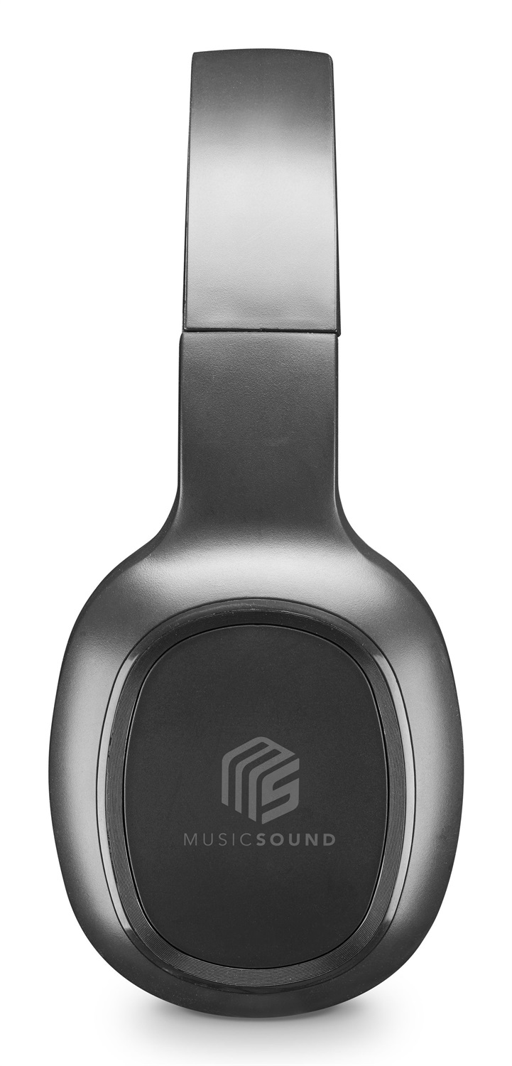 Cellularline BTHEADBBASICMSK Cuffie Bluetooth a Padiglione Chiuso con Microfono, Controllo Volume e Durata Batteria di 14 Ore - Nero