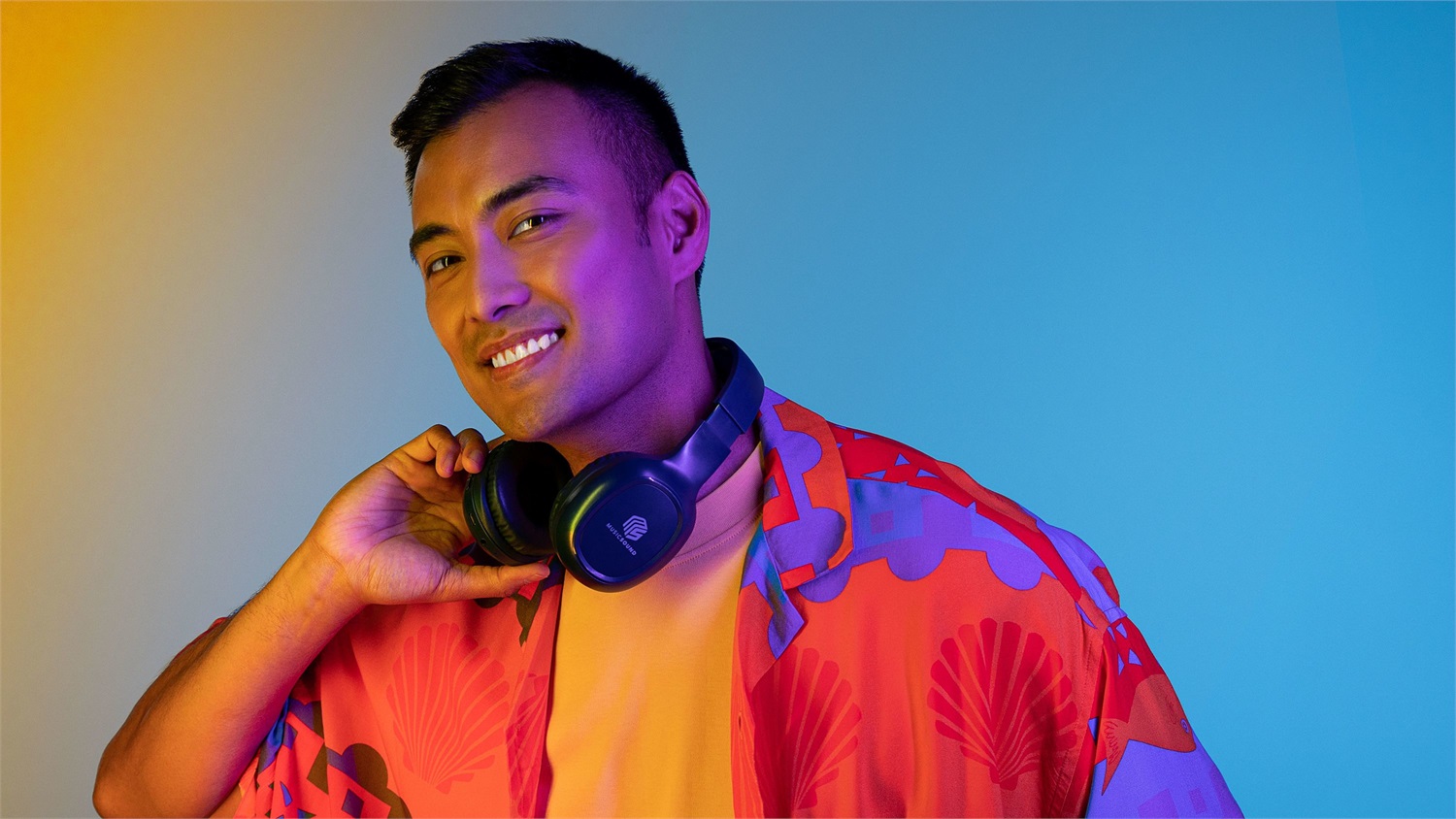 CELLULARLINE BTHEADBBASICMSB - Cuffie On Ear Bluetooth con Archetto Estensibile, Microfono Incorporato, Durata Batteria 14h - Colore Blu