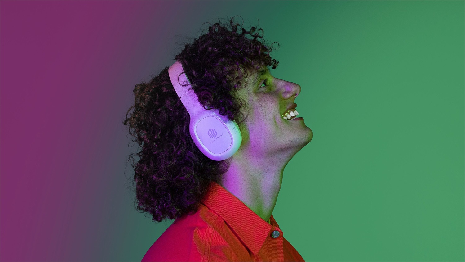 Music Sound Cuffie on Ear Bluetooth con Microfono, Remote Control, Archetto Estendibile, Autonomia 8h, Colore Bianco